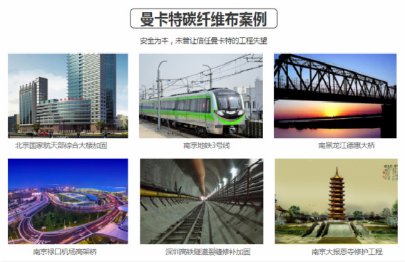 恒盛碳布好不好，看看它们的加固效果就知道