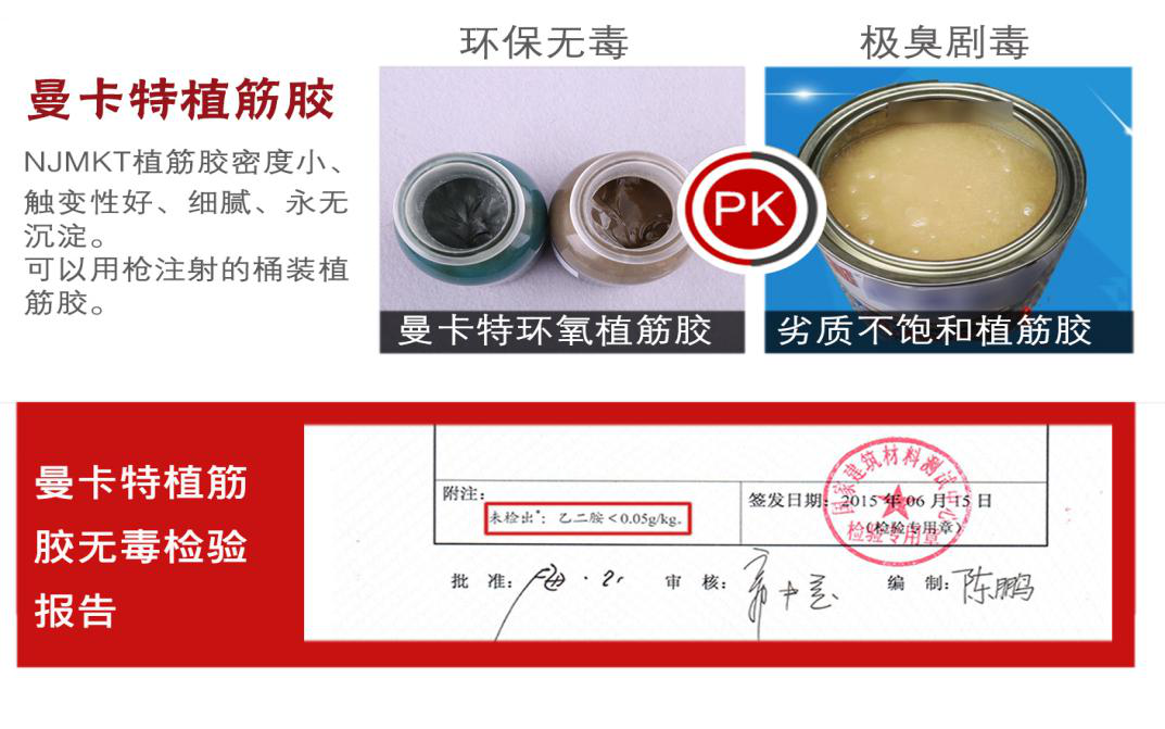 恒盛植筋胶安全无毒，全程为您护航