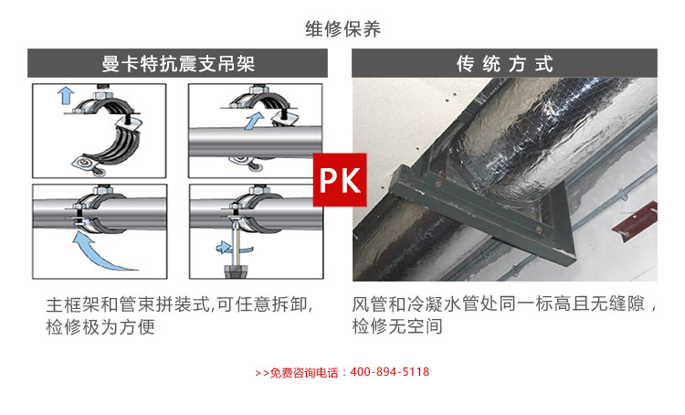 恒盛抗震支架维修保养更高效！