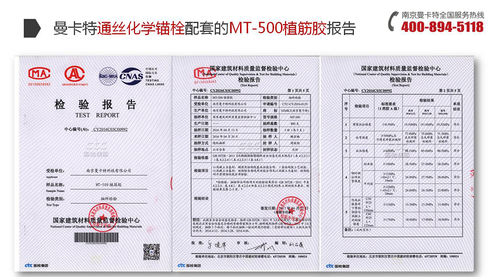 通丝化学锚栓_16_恒盛通丝化学锚栓配套MT500植筋胶报告