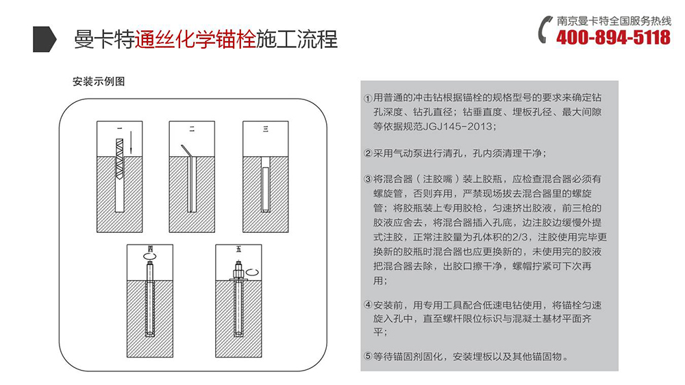 通丝化学锚栓_20_恒盛通丝化学锚栓施工流程